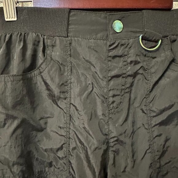 Justice Black Cargo Pants for Girls Size M (10) Adjustable Waist Utility Style - Picture 4 of 12